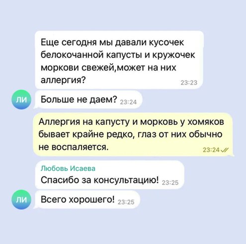 Отзыв владельца питомца о консультации ветеринара PetyPat